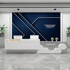 3d立体科技感直播背景墙纸工业风金属铁皮办公室公司前台logo壁纸