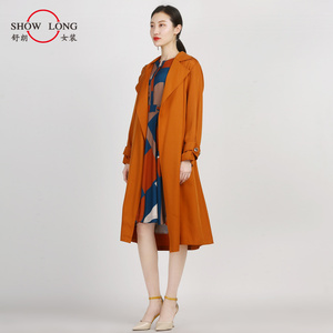 long/舒朗 2019年春装新款女装风衣外套 sp1h10 专柜正品0人付款396