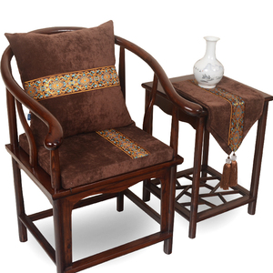 亚星中式椅垫餐椅坐垫皇宫椅太师椅靠背实木海绵椅子红木沙发坐垫