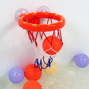 宝宝洗澡玩具儿童戏水投篮篮球架室内小篮球框投篮玩具男孩女孩
