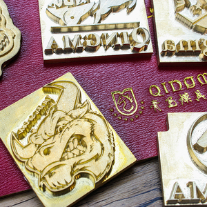 专业定制铜模logo烫金版皮革模烫印模压印模菜谱铜印章铜印模具