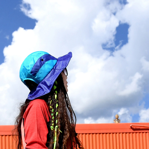 北京森林户外夏季遮阳快干透气太阳帽休闲渔夫帽卷边登山帽男女式