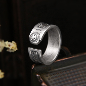 802人付款淘宝qn52赫兹戒指女男情侣一对戒可调节小众设计冷淡风精致