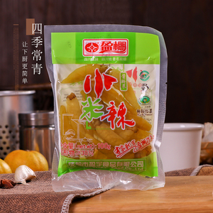 四季常青 正宗盈棚 泡野山椒 泡小米辣椒 泡椒 四川 袋装100g