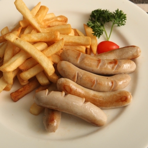 德式小牛肉煎香肠1kg 德国风味香肠德国风味烤肠烧烤肠火腿肠