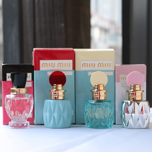 miumiu 缪缪同名蓝色银粉玫瑰之水春日花园女士香水q版小样 7.5ml
