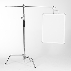 闪光灯灯架魔术腿摄影c型摄影棚顶灯架摄影支架旗板夹头套装