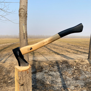 劈柴斧锻打斧子 分裂斧 山核桃木柄砍伐斧 露营工具