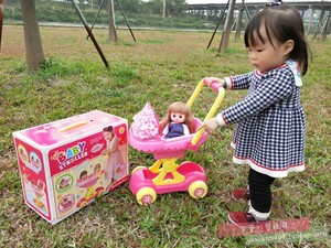 25厘米米露娃娃小美乐适用配件 3-6岁女孩过家家儿童玩具小推车