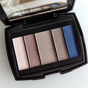 兰蔻lancome5色带闪珠光眼影盘腮红盘彩妆盘 多色2g不带刷 冷暖色