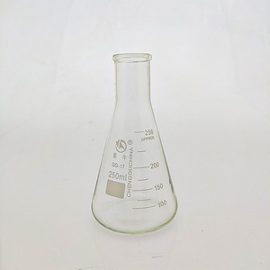 蜀牛高硼硅耐高温三角烧瓶细口小口锥形瓶100250 500 1000 2000ml