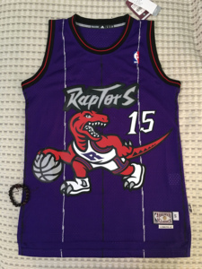 全新带吊 阿迪 nba 卡特 猛龙 大龙 客场 复古 球迷版 sw 球衣