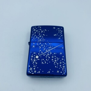 zippo打火机美国原装正品 夜空中的星 蓝色流星雨 礼物zbt-3-118a