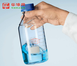 德国进口肖特Duran高硼硅玻璃蓝盖试剂瓶GL45口液相实验储存瓶