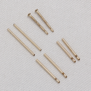 进口14k包金耳针凹槽款无托耳钉耳骨针时尚简约养耳棒