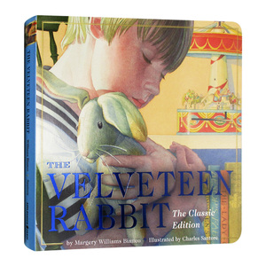 绒布小兔子 英文原版儿童读物 The Velveteen Rabbit 童话故事纸板书 少儿英语启蒙进口书籍