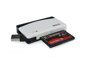 飚王SCRM057多合一USB2.0多功能读卡器TF手机卡 SD相机卡CF MS卡