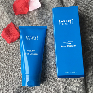 清仓特价兰芝男士洗面奶150m舒润水活洁面膏深层清洁清爽泡沫保湿