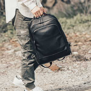 潮男背包真皮商务包