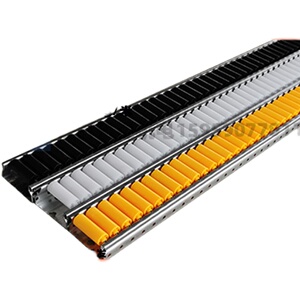 40x33钣金流利条滑轨 铝合金琉璃条重型货架防静电滚轮挡边滑导轨