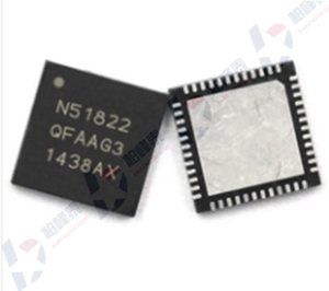NRF51822-QFAA N51822 QFN48 蓝牙4.0低耗RF无线芯片 全新原装