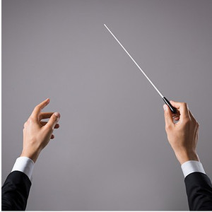 小学生大合唱团指挥棒儿童乐队乐团少先队鼓号队指挥棒测试视力用