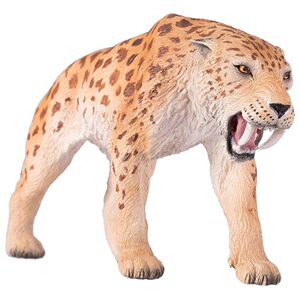 剑齿虎381032 mojo动物星球2021年新品仿真古生物恐龙模型玩具