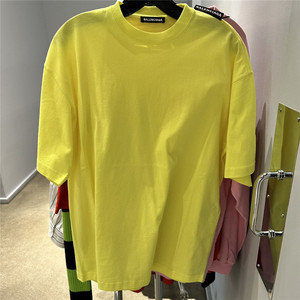 巴黎世家 夏季经典款可乐logo印花短袖男女t恤31人付款1330