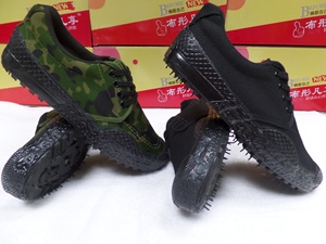 广州人民橡胶厂帆布鞋劳保工作鞋透气迷彩解放鞋平底休闲鞋