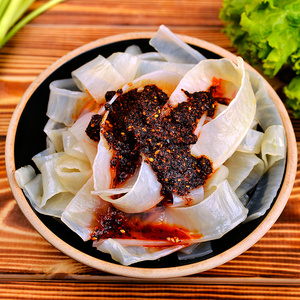 甘肃特产小吃王小凤擀面皮西安凉皮 5份装自煮方便速食食品