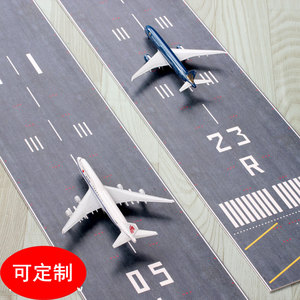 沙盘模型场景 1:400/200仿真客机飞机场跑道模型成品可定制可拼接