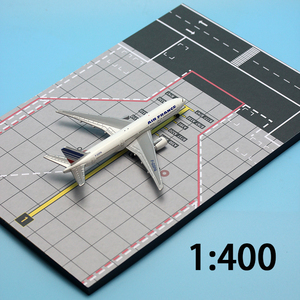 :1400客机停机位飞机跑道场景背景仿真民航机场波音空客模型摆件