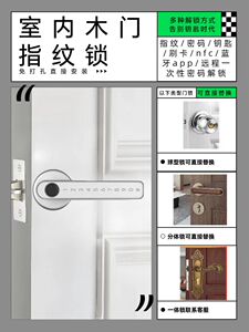 刷卡室内门指纹锁涂鸦智能密码办公室球形圆形酒店宿舍卧室门