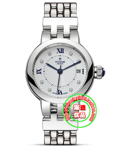 【海选优品】tudor帝舵玫瑰系列35200白盘钻石钢带女表26mm