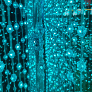 定制led镜花宫灯水晶烟花灯3d菠萝珠ktv走廊灯酒吧过道浪漫珠帘灯