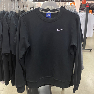 正品nike耐克男春秋百搭针织套头衫运动经典小logo情侣卫衣aa3178