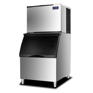 lecon/乐创 大型制冰机商用奶茶店酒吧ktv 全自动冰块方冰制作机