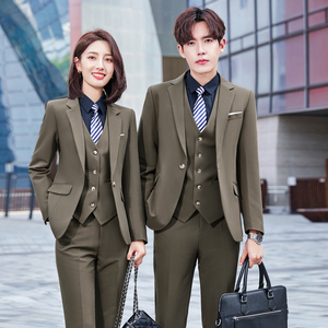 男女学生装商务西装修身外套职业装正装西服工作服主持播音演出服