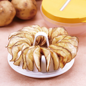 日本yoshikawa脆皮薯片藕南瓜片制作器带切片家用自制树脂 非油炸