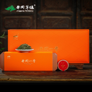 井冈翠绿 茶叶2020新茶绿茶高山日照明前毛峰礼盒装江西特产200g