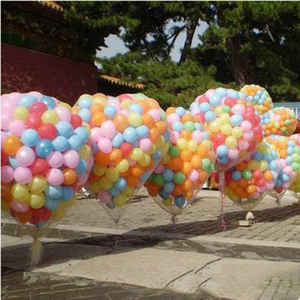 七夕情人节活动气球放飞网兜掉落网公司活动婚礼庆氦气罐工具