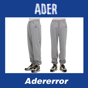【现货】ader error正品卫裤徐梦洁松紧腰束脚裤刺绣运动休闲裤子