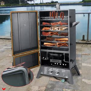 烟熏炉熏肉设备炉子腊肉桶家用小型熏腊肉豆干熏肉炉商用烟熏机