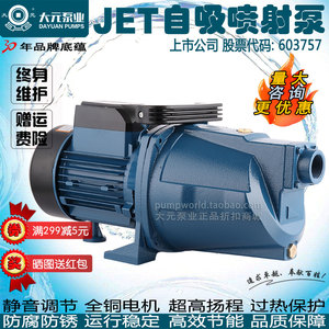 大元JET喷射泵家用管道增压泵水塔高楼加压水泵高扬程深井自吸泵