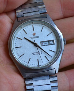 二手瑞士古董手表 老梅花双日历男士全自动机械手表 2836机芯