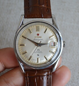 二手瑞士原装正品梅花手表 梅花307男士自动机械古董老手表2824-2