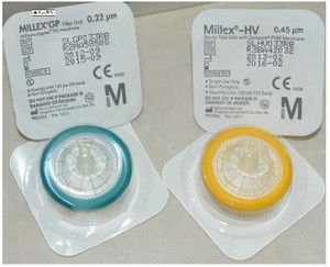 特价Millipore 进口无菌一次性针头式滤器/33mm/0.22um 密理博PES