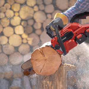 大有锂电锯切割木工多功能油锯伐木锯电动锯树机充电式电链锯4556