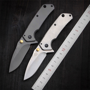 三刃木7056全钢金属户外探险自家野营工具刀多用途水果折叠小刀