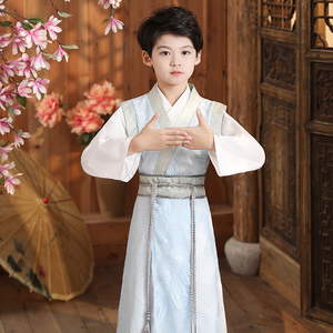 古代书生服装儿童